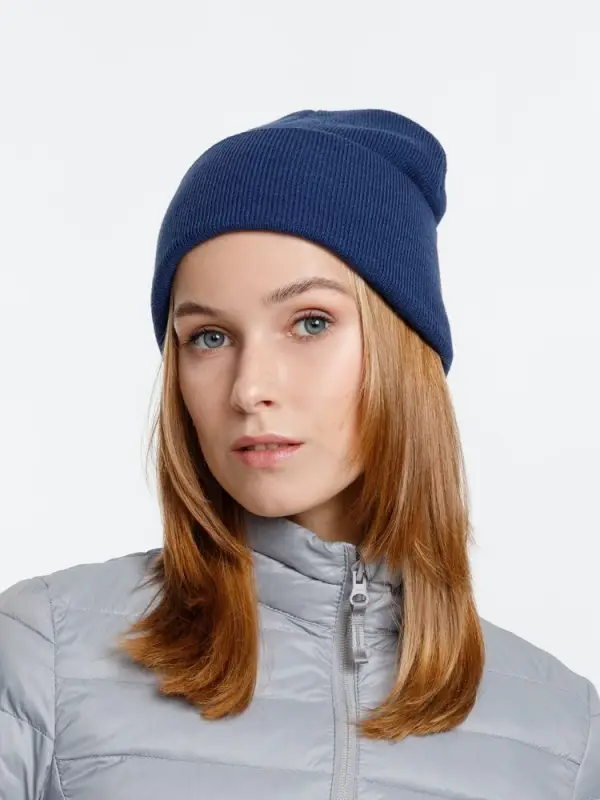 Шапка Urban Flow, темно-синий меланж Шапка Urban Flow, темно-синий меланж