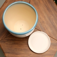 Горшок цветочный "Ирис 1" полосатый 15л Горшок цветочный "Ирис 1" полосатый 15л