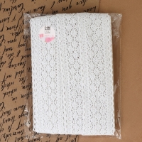 Кружево вязаное, 50 мм × 10 ± 1 м, цвет белый Кружево вязаное, 50 мм × 10 ± 1 м, цвет белый