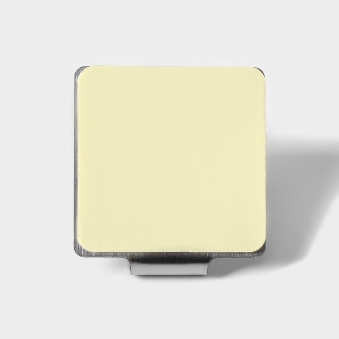 Крючки самоклеящиеся SAVANNA &laquo;Квадрат&raquo;, 4 шт, металл, 3,8&times;3,5&times;2 см