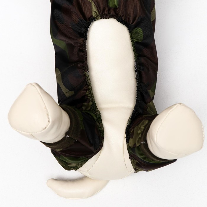Комбинезон для животных, без подклада, XL (ДС 32-34, ОШ 32, ОГ 46-48 см), камуфляж