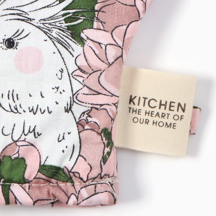 Варежка-прихватка Этель Варежка-прихватка Этель "Попугай" 20х28 см, 80% хл, 20% пэ, сатин 110 г/м2