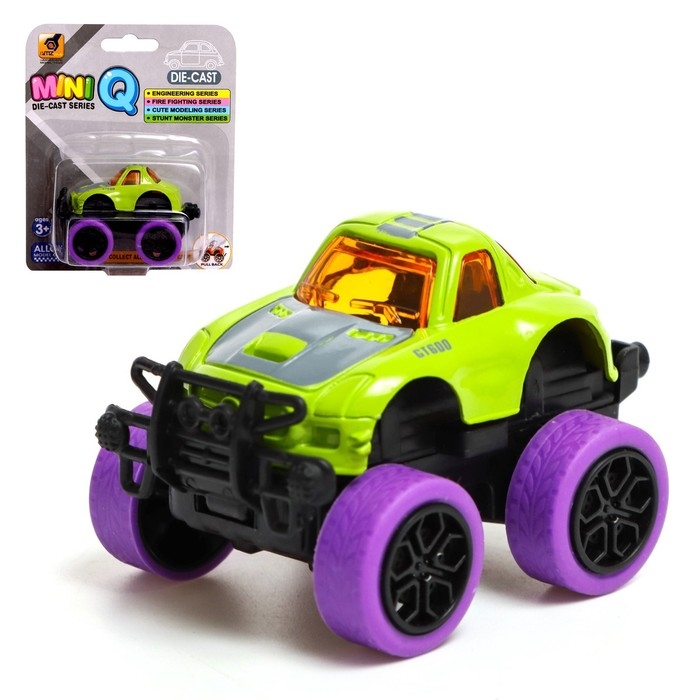 Джип металлический &laquo;Биг-Фут&raquo;, инерция, МИКС