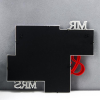 Фоторамка пластик на 4 фото 10х15, 13х18 см "Mr&Mrs" белая 40х33х2 см Фоторамка пластик на 4 фото 10х15, 13х18 см "Mr&Mrs" белая 40х33х2 см