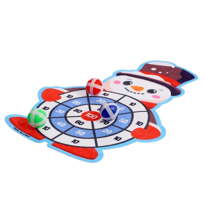 Дартс на липучках &laquo;Снеговичок&raquo;