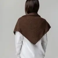 Косынка Dalia, темно-коричневая