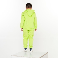 Костюм детский (толстовка, брюки) с НАЧЁСОМ, цвет салатовый, рост 128 см Костюм детский (толстовка, брюки) с НАЧЁСОМ, цвет салатовый, рост 128 см