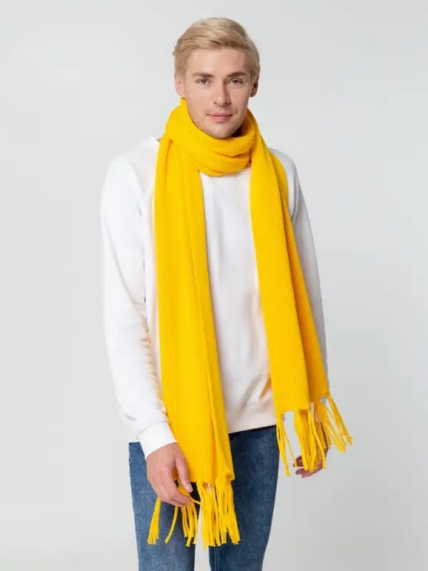 Шарф Flette, желтый