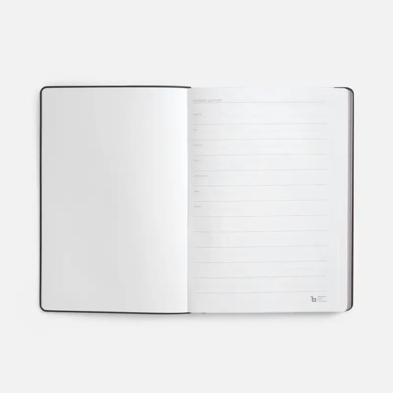 Ежедневник Nebraska Flex, недатированный, красный с золотистым