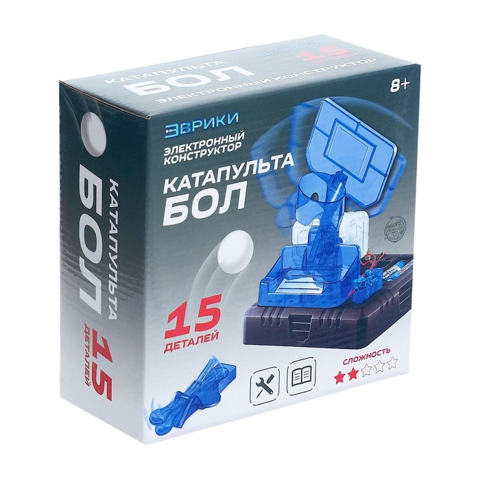 Электронный конструктор «Катапультобол», 15 деталей Электронный конструктор «Катапультобол», 15 деталей