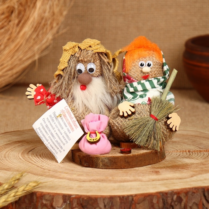 Оберег &laquo;Неразлучники&raquo;, семейный, микс