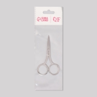 Ножницы маникюрные, прямые, узкие, 9 см, цвет серебристый Ножницы маникюрные, прямые, узкие, 9 см, цвет серебристый