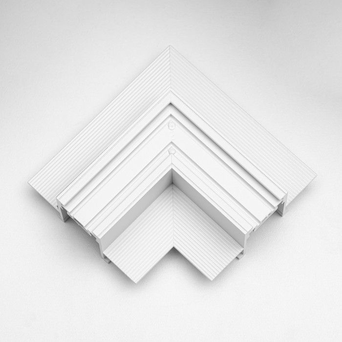 Соединитель встраиваемый для шинопровода белый 5х5 см Соединитель встраиваемый для шинопровода белый 5х5 см