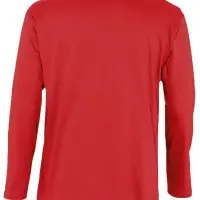 Футболка мужская с длинным рукавом Monarch 150 красная, размер S