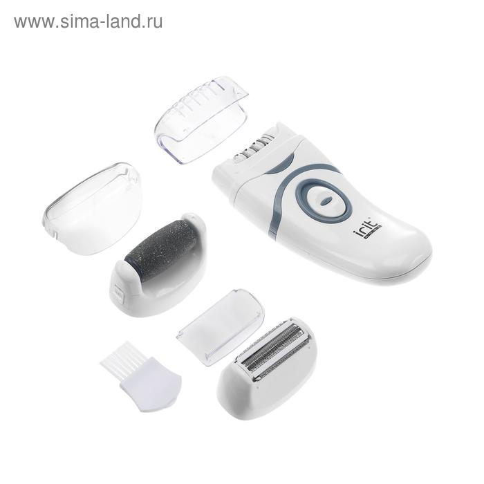 Эпилятор Irit IR-3098, 3 Вт, 2 скорости, 3 насадки, 3ААА (не в комплекте), белый Эпилятор Irit IR-3098, 3 Вт, 2 скорости, 3 насадки, 3ААА (не в комплекте), белый