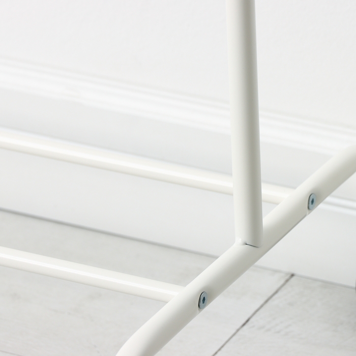 Стойка для одежды &laquo;Радуга&raquo;, 82&times;39&times;152 см, цвет белый