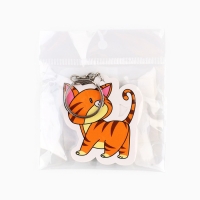 Брелок для ключей &laquo;Кот&raquo;, 10.2 х 4.5 см