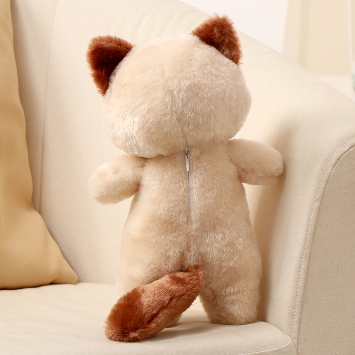 Мягкая игрушка «Кот», 30 см, цвет бежевый Мягкая игрушка «Кот», 30 см, цвет бежевый