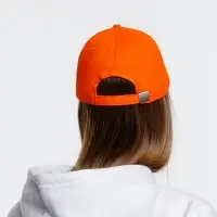 Бейсболка Spiker, оранжевая с белым