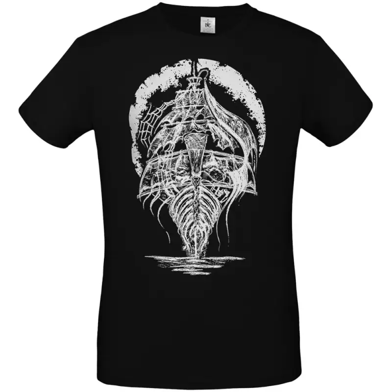 Футболка &laquo;Летучий Голландец&raquo;, черная, размер XS