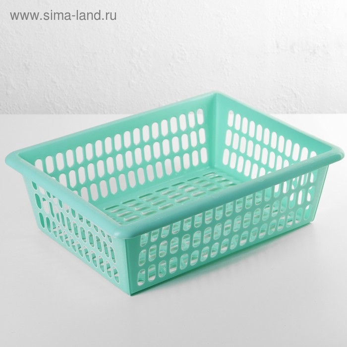 Корзина для хранения, 40&times;30&times;13 см, цвет МИКС