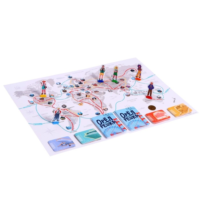 Настольная игра &laquo;Орёл или решка. Мир&raquo;