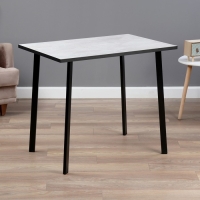 Стол обеденный МОДЕРН МИНИ LAKSI, 892х585х750, чёрный /цемент