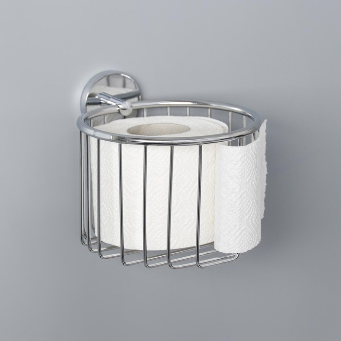 Держатель для туалетной бумаги Штольц St&ouml;lz, 14&times;16&times;13 см, цвет хромированный