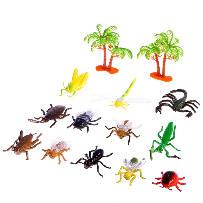 Набор животных &laquo;Насекомые&raquo;, 12 фигурок с аксессуарами