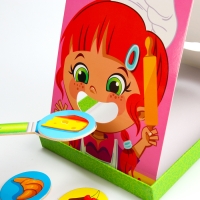 Развивающая игра &laquo;Накорми меня&raquo; (2 основы+ ложка+ 24 элемента)