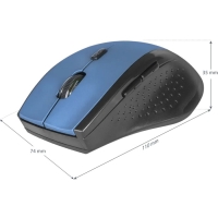 Мышь Defender Accura MM-365, беспроводная, оптическая, 1600 dpi, 1xAA (не в компл), синяя Мышь Defender Accura MM-365, беспроводная, оптическая, 1600 dpi, 1xAA (не в компл), синяя