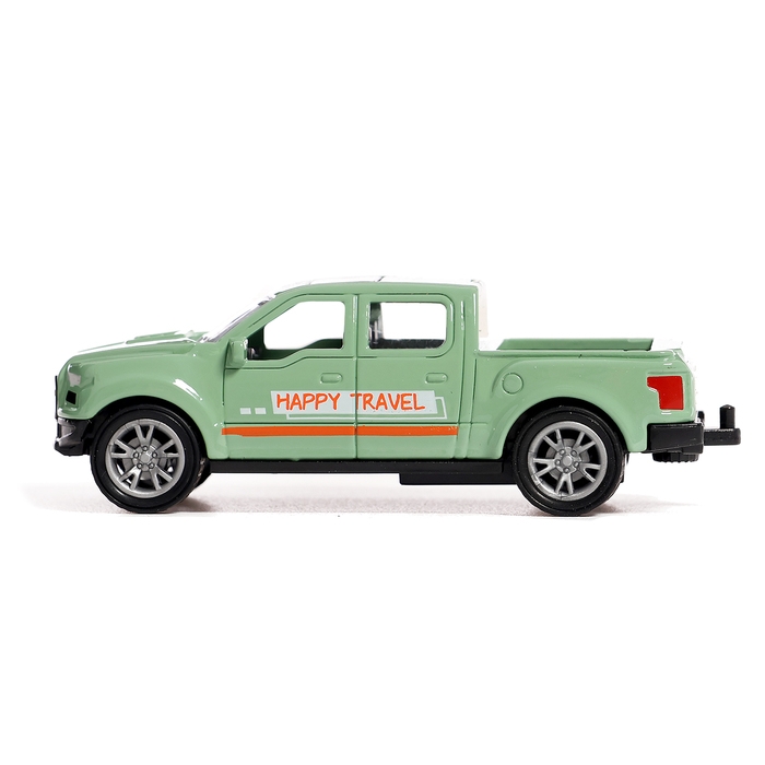 Машина металлическая «Автотур», с прицепом, цвет МИКС Машина металлическая «Автотур», с прицепом, цвет МИКС