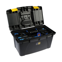 Ящик для инструмента ТУНДРА, 22", 565 х 325 х 290 мм, пластиковый, лоток, два органайзера Ящик для инструмента ТУНДРА, 22", 565 х 325 х 290 мм, пластиковый, лоток, два органайзера