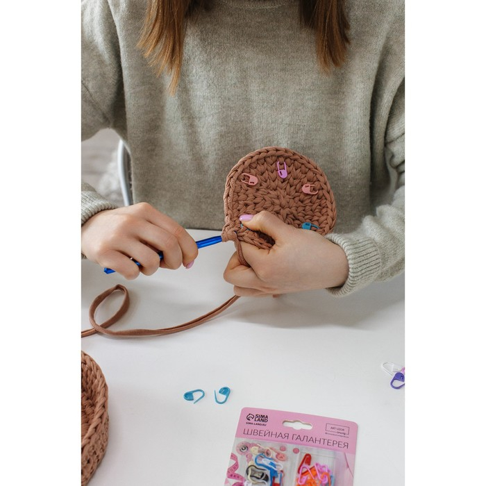 Набор крючков для вязания, d = 2-8 мм, 14,5 см, 12 шт, цвет разноцветный Набор крючков для вязания, d = 2-8 мм, 14,5 см, 12 шт, цвет разноцветный