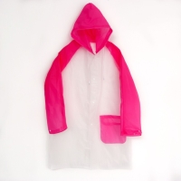 Дождевик детский «Гуляем под дождём», розовый, M, виды МИКС Дождевик детский «Гуляем под дождём», розовый, M, виды МИКС