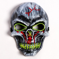 Карнавальная маска &laquo;Череп&raquo;, световая