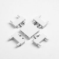 Коннектор ультратонкий х-образный белый 4,6х4,6х0,6 см Коннектор ультратонкий х-образный белый 4,6х4,6х0,6 см