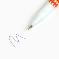 Ручка шариковая с колпачком «Новый год: Новогодняя почта», пластик, синяя паста 0.7 мм Ручка шариковая с колпачком «Новый год: Новогодняя почта», пластик, синяя паста 0.7 мм