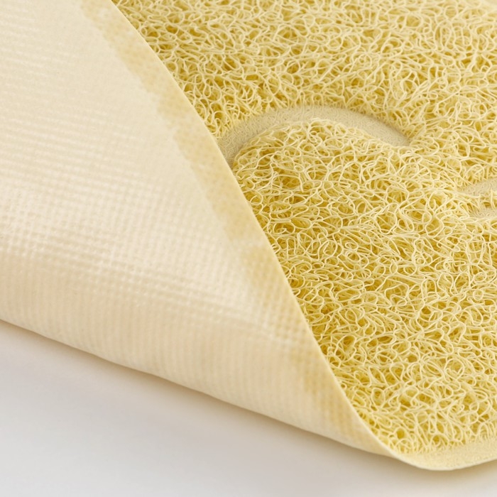 Коврик универсальный под миску и лоток &laquo;Мордочка&raquo;, 30х40 см, бежевый