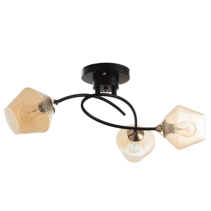 Люстра Люстра "Изота" 3хE27 40Вт черный 38х38х28 см BayerLux