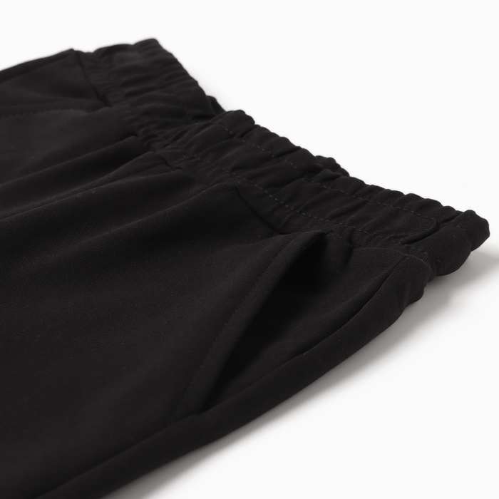 Комплект для мальчика (джемпер, брюки), цвет чёрный, рост 110 см