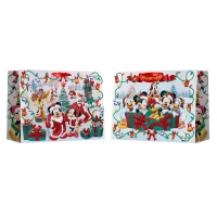 Новый год. Пакет подарочный, 61х46х20 см, упаковка, Микки Маус