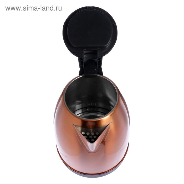 Чайник электрический Чайник электрический "Матрёна" MA-002, металл, 1.8 л, 1500 Вт, цвет "медь"