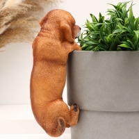 Декор на кашпо "Щеночек" 12х10х25см