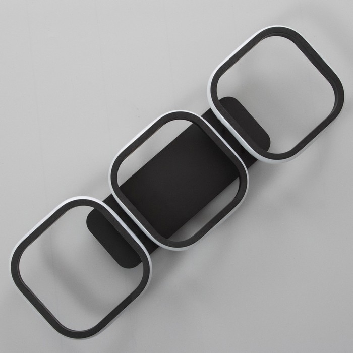 Светильник Светильник "Квадро" LED 33Вт 6000К черный 52,5х17х7 см