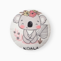 Подушка декоративная Этель "Коала" d 30 см, велюр 100% п/э