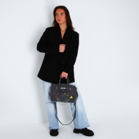 Сумка женская из текстиля, 30х21х15 см