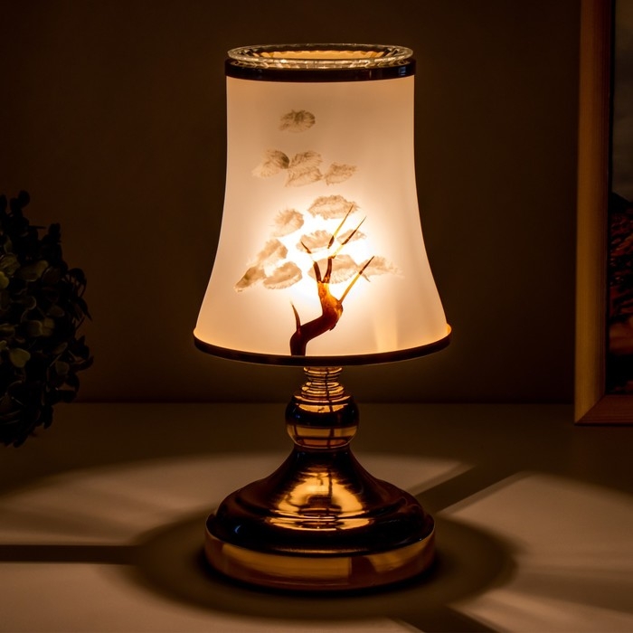 Аромасветильник сенсорный "Бонсай" G5 40Вт золото 13х13х23 см RISALUX