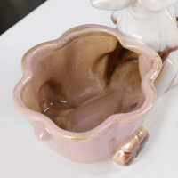 Конфетница керамическая &laquo;Зайка&raquo;, 20&times;13&times;14 см, цвет МИКС