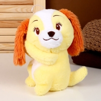 Мягкая игрушка «Собачка», 20 см, цвет жёлтый Мягкая игрушка «Собачка», 20 см, цвет жёлтый